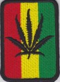 Embroidered Patch...Weed Leaf 2
