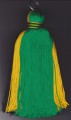Black, Green & Gold : JamaicaTassel (Large)
