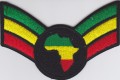 Embroidered Patch...Rasta Badge